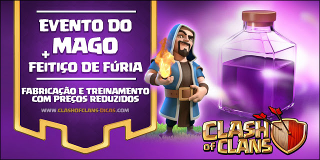 O evento dos Magos Furiosos no Clash of Clans