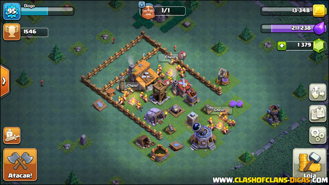 Layout BH/CC 3 no Clash of Clans
