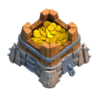 Depósito de Ouro Nível 8 - Base do Construtor Clash of Clans