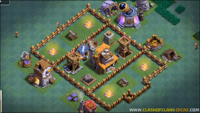 Layout BH/CC 4 no Clash of Clans