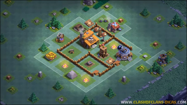 Layout BH/CC 3 no Clash of Clans