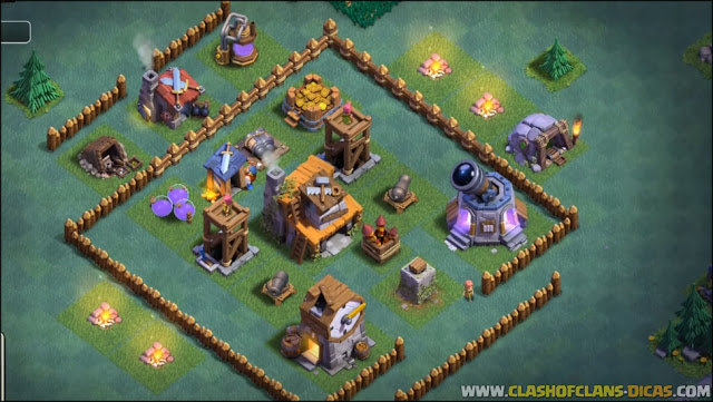 Layout BH/CC 4 no Clash of Clans