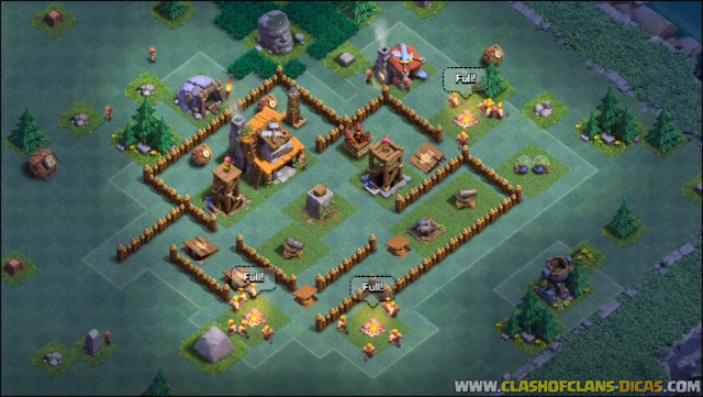 Layout BH/CC 4 no Clash of Clans