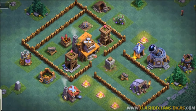 Layout BH/CC 4 no Clash of Clans