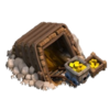 Mina de Ouro nível 4 - Base do Construtor Clash of Clans