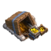 Mina de Ouro nível 5 - Base do Construtor Clash of Clans