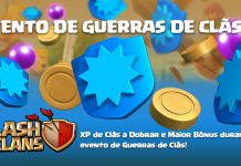 O Evento de dobro de bônus nas Guerras de Clãs começou!