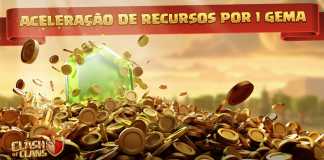 Evento de Aceleração de Recursos por 1 Gema