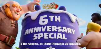 Live Especial de 6 anos do Clash of Clans (Guerra 5v5)