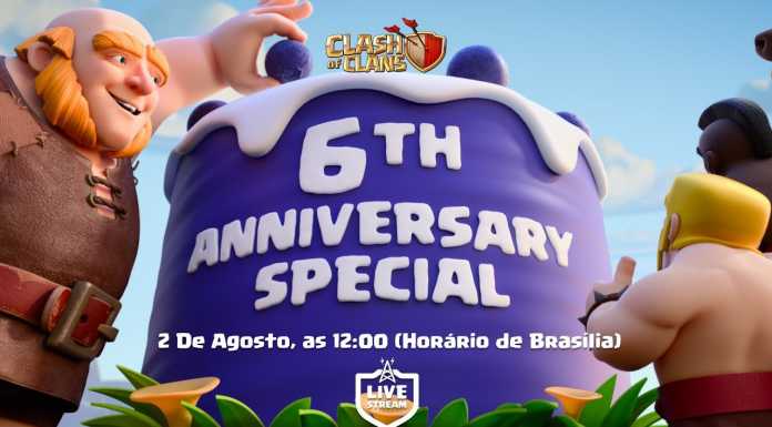 Live Especial de 6 anos do Clash of Clans (Guerra 5v5)