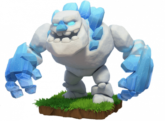 Golem de Gelo - Informações, Níveis e Wiki - Clash of Clans Dicas