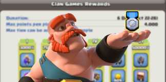 Recompensas Jogos do Clã – 22 à 28 de Outubro