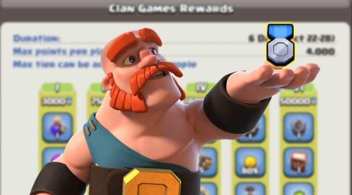 Recompensas Jogos do Clã – 22 à 28 de Outubro