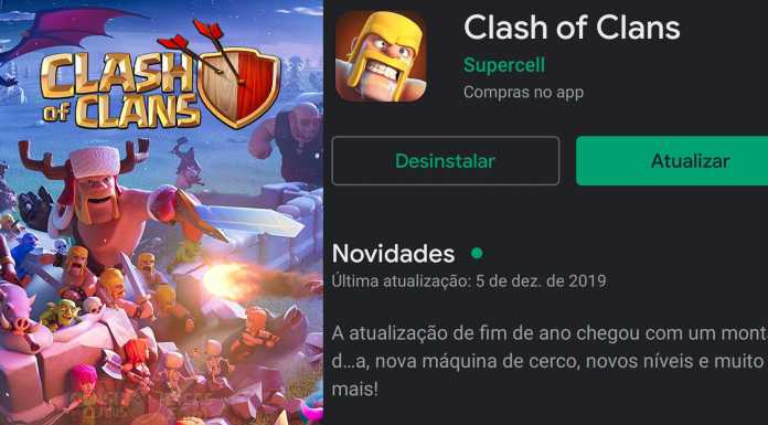Nova Atualização está disponível! Veja a nova tela de abertura
