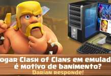 Jogar Clash of Clans em um emulador é motivo de BAN?! Darian responde!