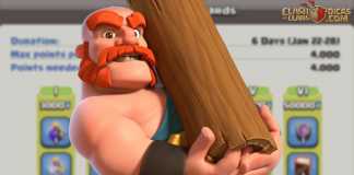 Recompensas dos Jogos do Clã – 22 à 28 de Janeiro/2020