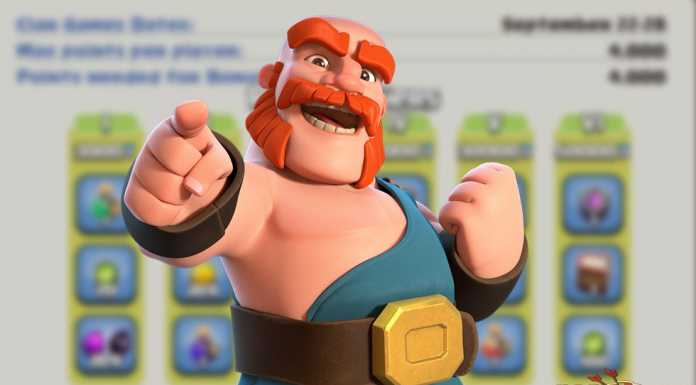 Recompensas dos Jogos do Clã – 22 à 28 de Setembro/2020