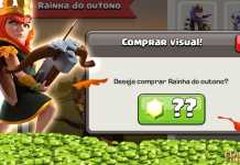 Skin da Rainha do Outono disponível para comprar com Gemas