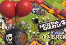 Barril de Esqueletos de volta ao jogo em mais um Clash-O-Ween