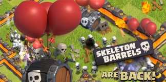 Barril de Esqueletos de volta ao jogo em mais um Clash-O-Ween
