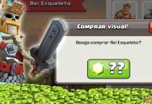 Skin do Rei Esqueleto disponível para comprar com Gemas