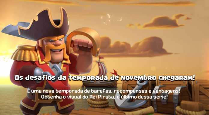 Temporada de Novembro/2020 – Rei Pirata (+ Detalhes sobre o aumento dos valores na Loja)