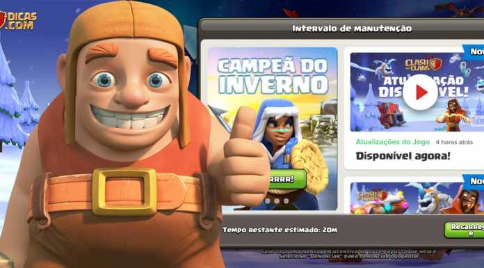 Manutenção para corrigir BUG do jogo fechando…