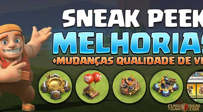 Sneak Peeks #Extras – Melhorias de qualidade de vida e Novos Níveis