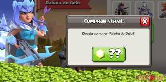 Skin da Rainha do Gelo disponível para comprar com Gemas na Loja