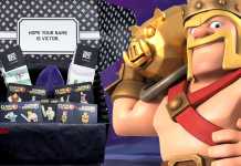 Sorteio para apoiadores! Caixa de Produtos do Clash of Clans