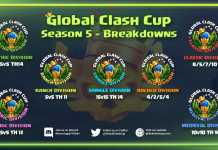 A 5ª Temporada da Global Clash Cup vai começar!