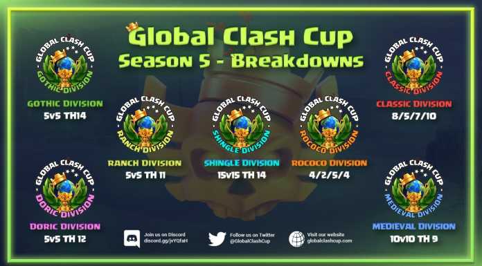 A 5ª Temporada da Global Clash Cup vai começar!