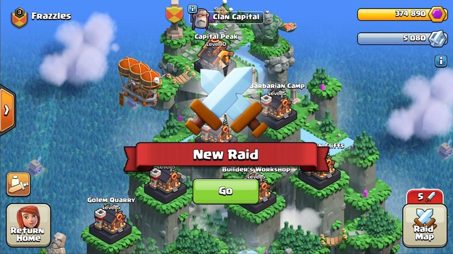 ESPERANDO A ATUALIZAÇÃO! RAIDE E JOGOS DO CLÃ! CLASH OF CLANS