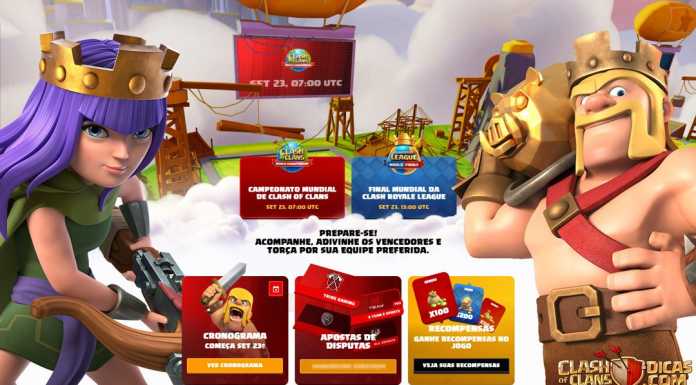 Acompanhe as Finais do Mundial de Clash e receba recompensas