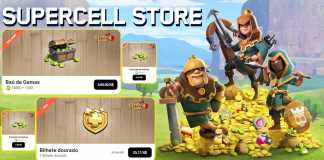 Supercell Store disponível no Brasil: Gemas com Bônus e Bilhete Dourado com Desconto