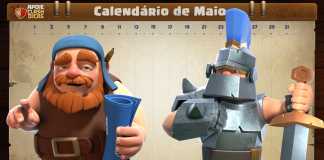 Calendário de Maio: Evento na Base do Construtor, Desafios e mais