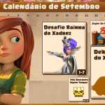 Calendário de Setembro: Xadrez Clash com Desafios Especiais, Skins Temáticas e Mais Viva uma Temporada do Xadrez Clash