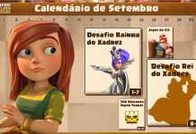 Calendário de Setembro: Xadrez Clash com Desafios Especiais, Skins Temáticas e Mais Viva uma Temporada do Xadrez Clash