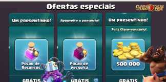 11º Clashversário: Presentes a cada 48hrs, aproveite! Presentes 11 anos Clash of Clans