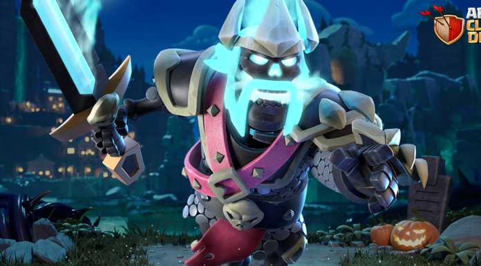 Rei Fantasma: Nova Skin chega à loja para completar o conjunto Rei Fantasma: A Skin Sinistra que Dominará o Clash of Clans