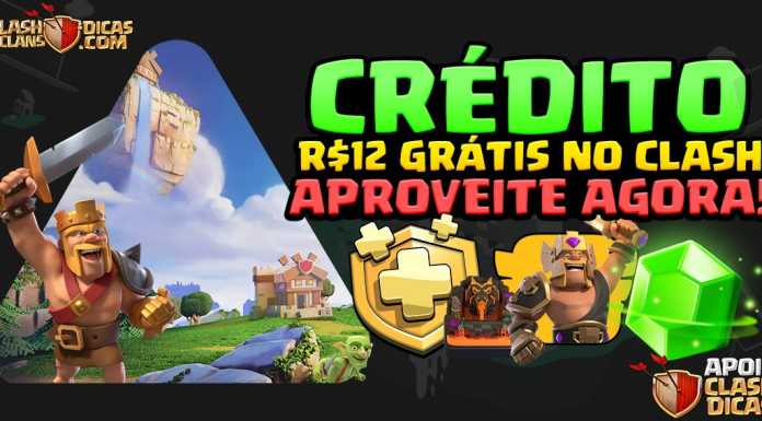 Crédito de R$12 Grátis para Gastar no Clash of Clans para PC – Não perca a oportunidade