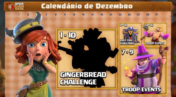 Calendário de Dezembro: Bilhete Dourado de Clash Natalino 2023