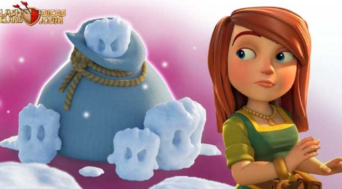 Balanceamento no Feitiço Temático “Saco de Flocos” O Saco de Flocos está diferente em Clash of Clans