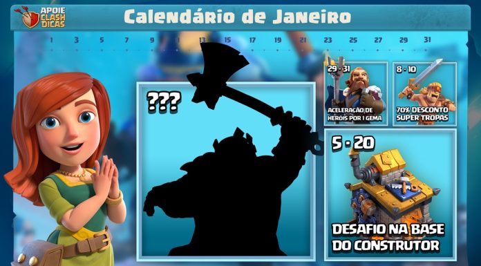 Calendário de Janeiro: Desvendando o Bilhete Dourado do Norte Desvendando as Surpresas do Calendário: Clash of Clans Janeiro 2024