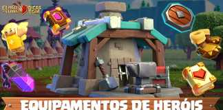 Sneak Peek #05: Equipamentos de Heróis e o Ferreiro Equipamentos de Heróis no Clash of Clans