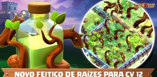 Novo Feitiço de Raízes – Sneak Peek #03 da Próxima Atualização O Novo Feitiço de Raízes no Clash of Clans!