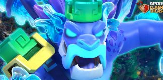 Rei Dragão: Adquira a Nova Skin do Conjunto do Dragão Azul na Loja! Rei Dragão no Clash of Clans