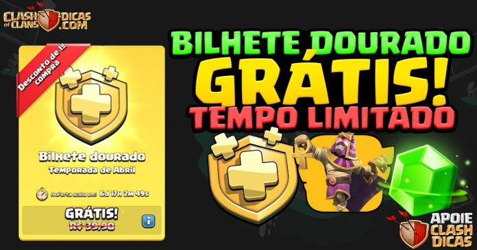 Bilhete Dourado Grátis: A Oferta Imperdível para Jogadores de Clash of Clans