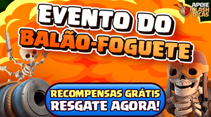 Evento do Estrelato do Balão-Foguete: Link de Resgate para Super Medalhas e Cubos de Gelo Grátis Evento Estrelato do Balão-Foguete: Resgate de Recompensas no Clash of Clans