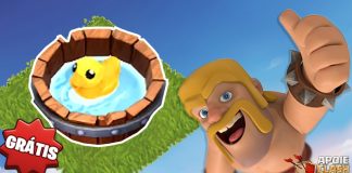 Como Resgatar a Decoração Tina do Patinho (ou 500 Gemas Grátis) Resgate a Decoração Tina do Patinho no Clash of Clans!